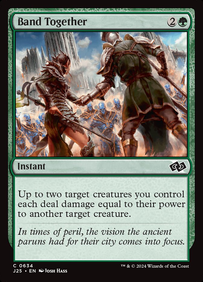 Band Together card front