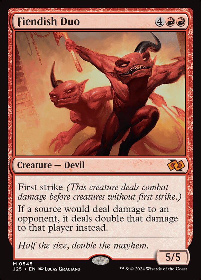 Fiendish Duo card front