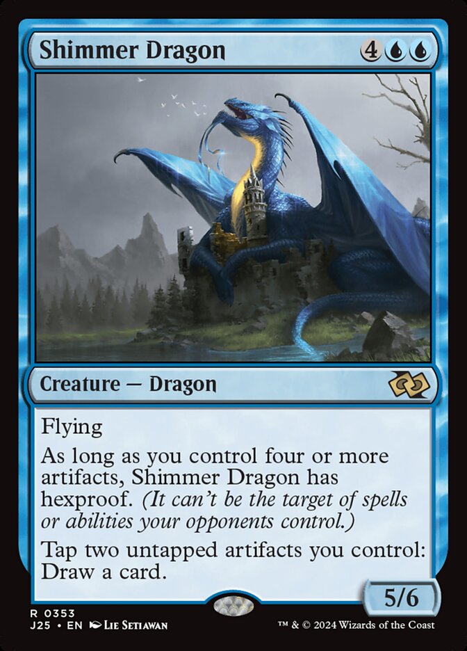 Shimmer Dragon card front