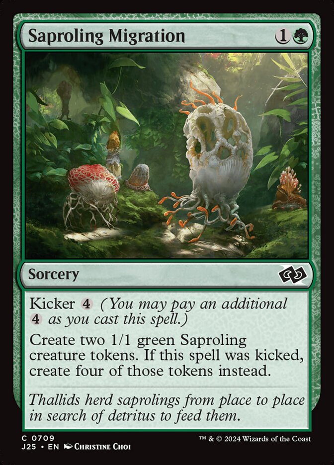 Saproling Migration card front
