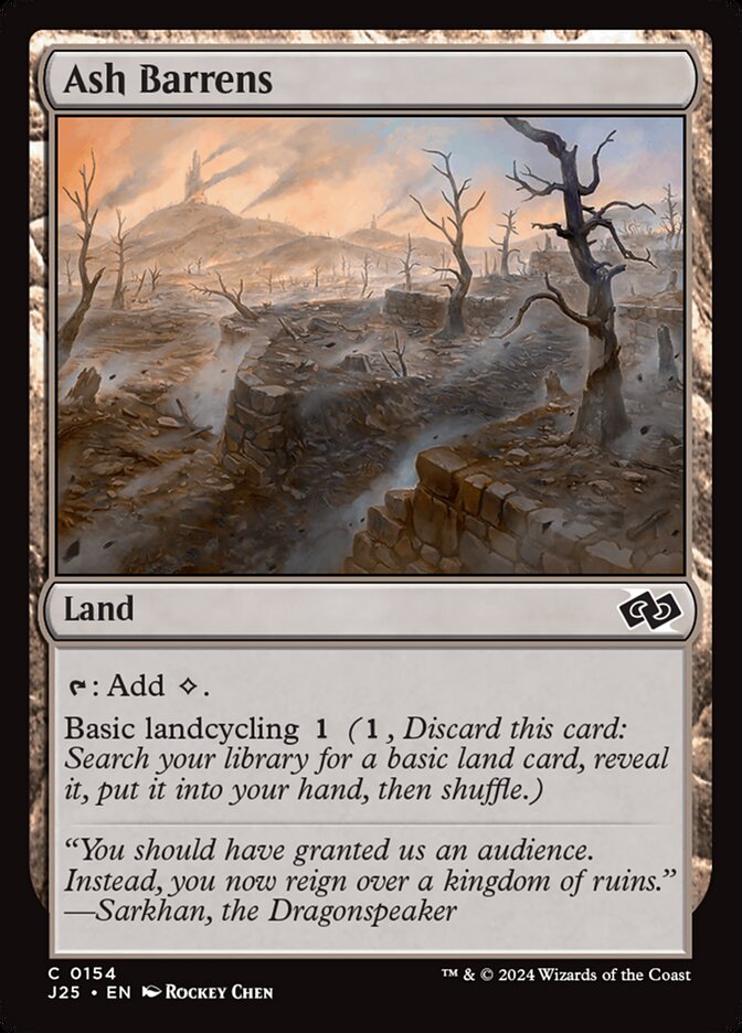Ash Barrens card front