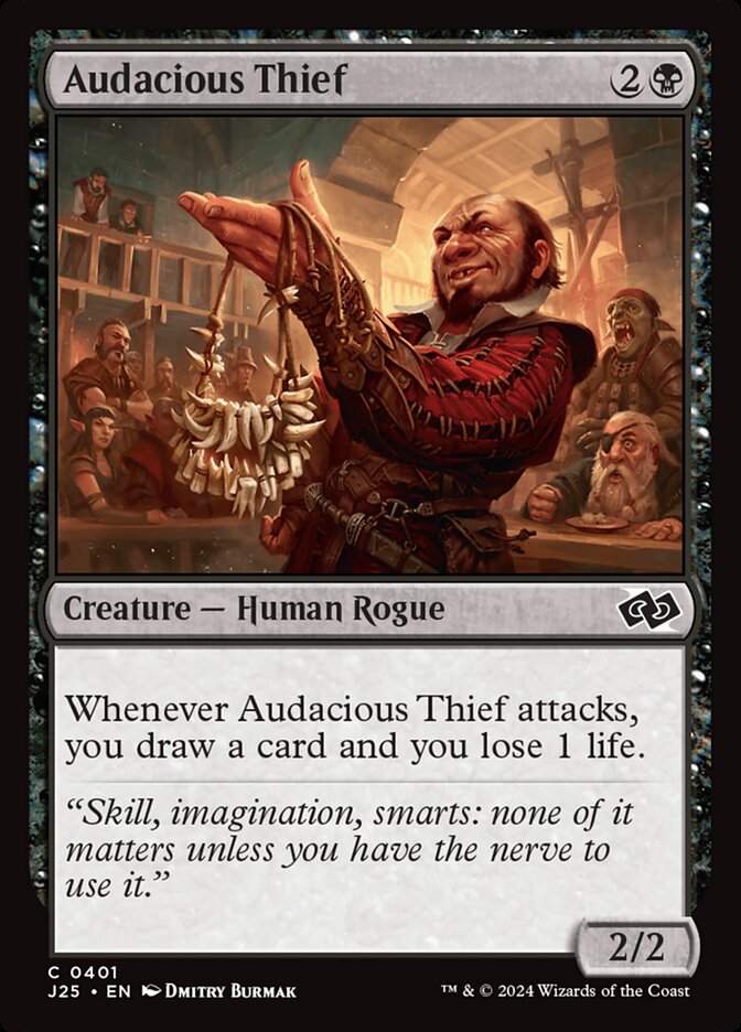 Audacious Thief card front