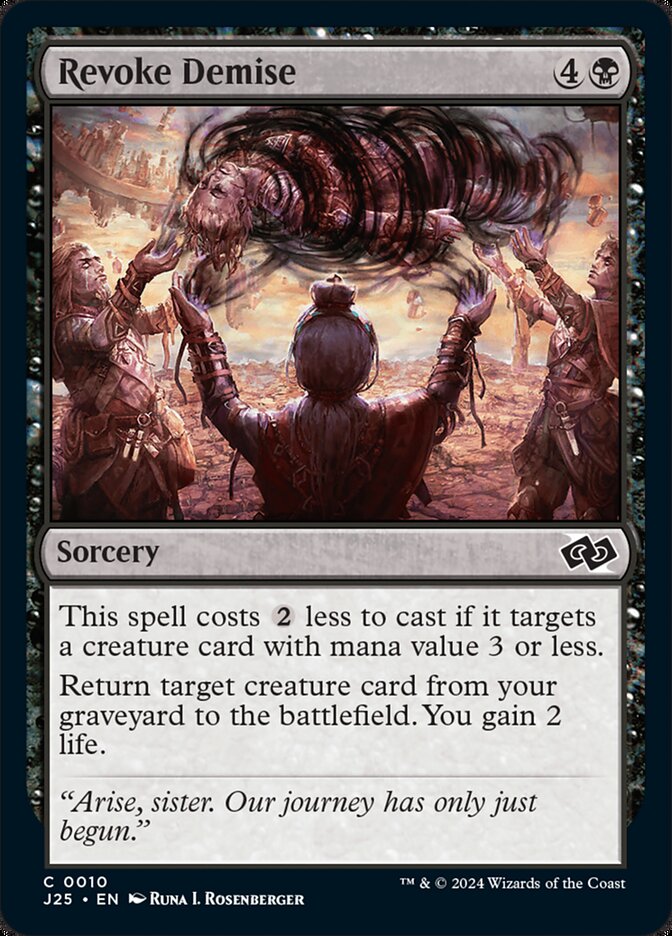 Revoke Demise card front