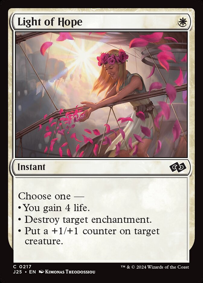Light of Hope card front