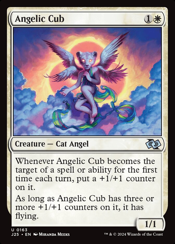 Angelic Cub card front
