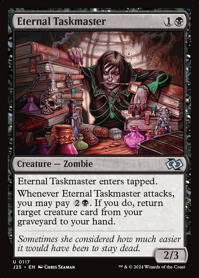 Eternal Taskmaster card front