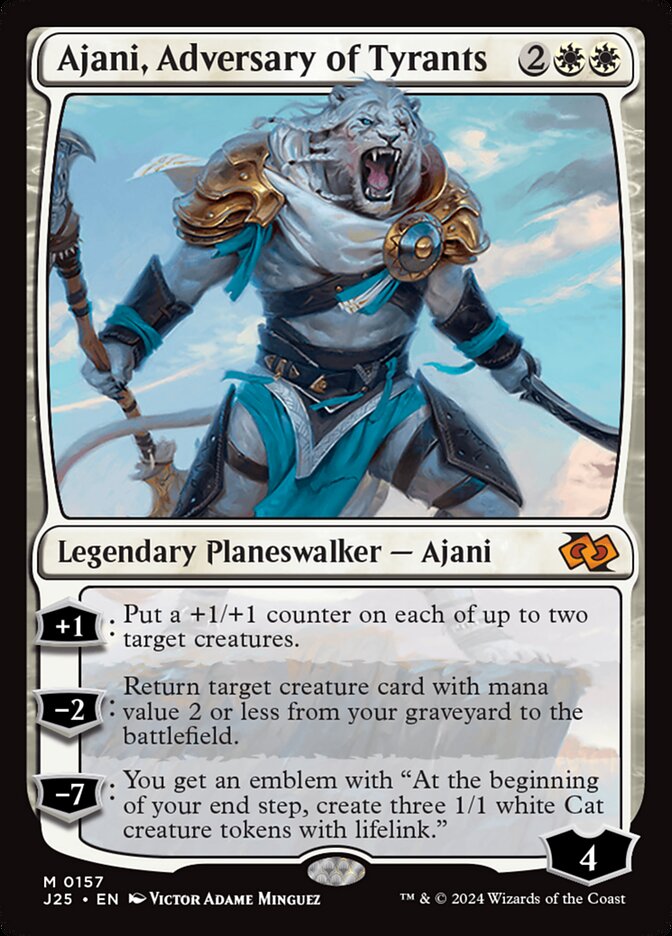 Ajani, Adversary of Tyrants card front