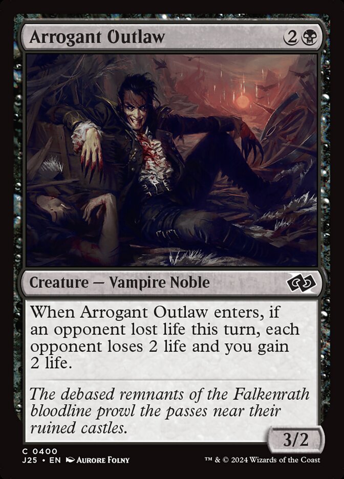 Arrogant Outlaw card front