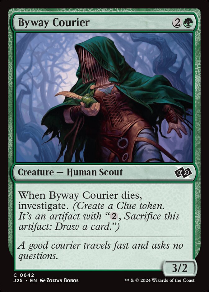 Byway Courier card front