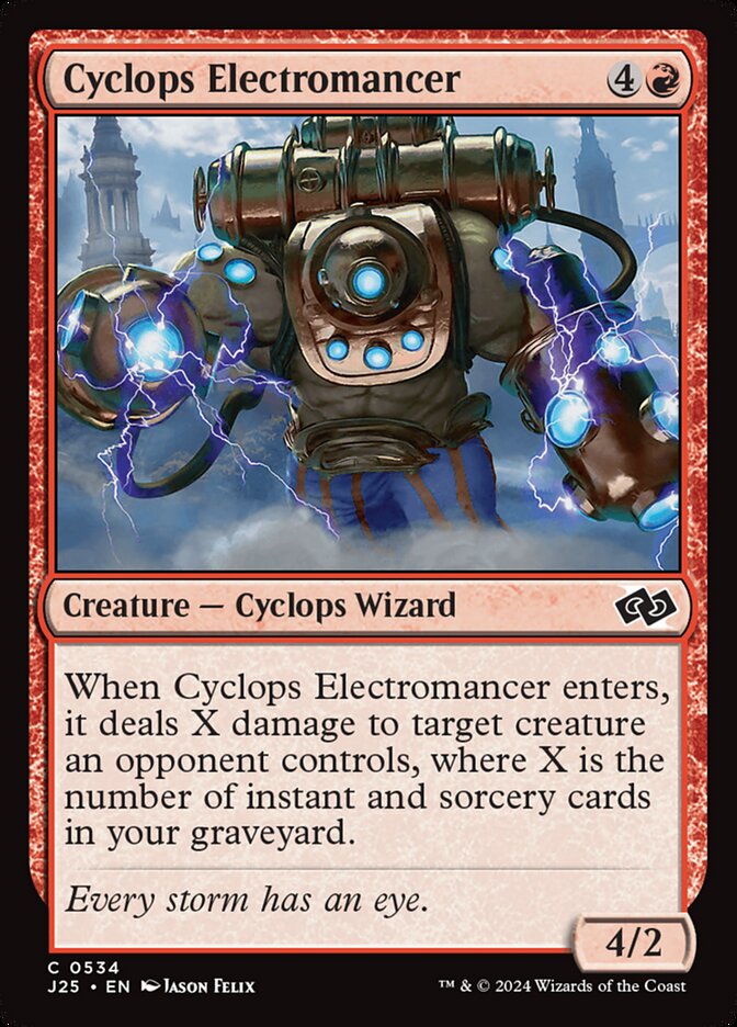 Cyclops Electromancer card front