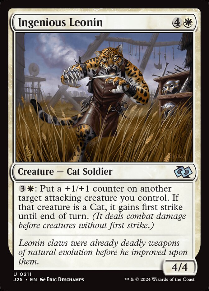Ingenious Leonin card front