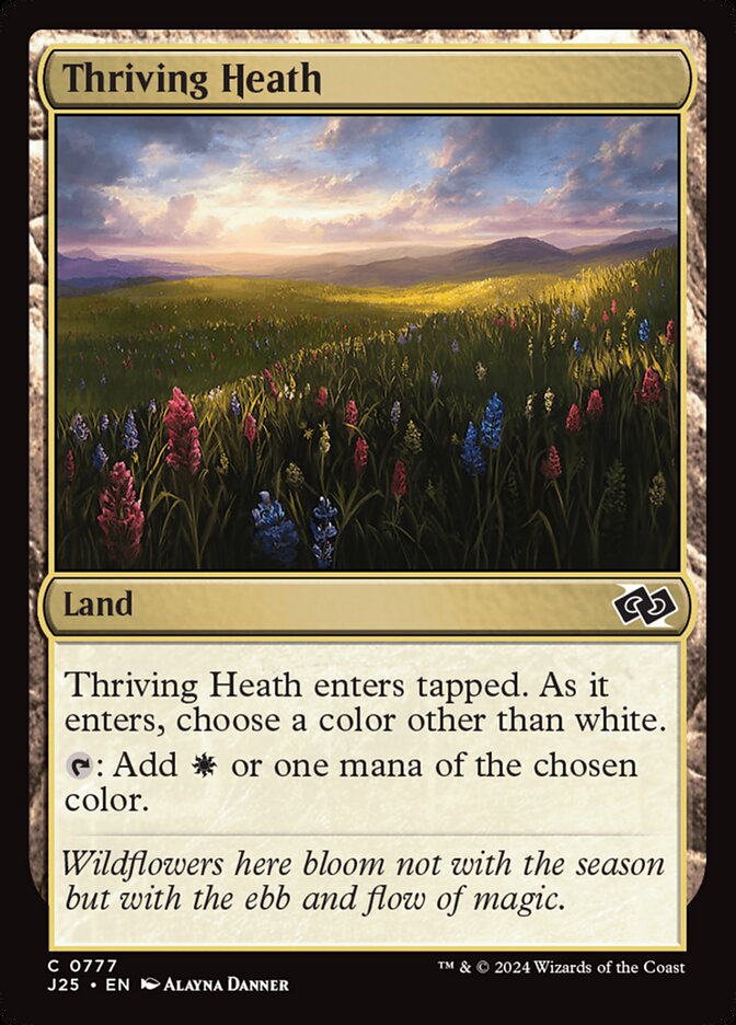 Thriving Heath card front