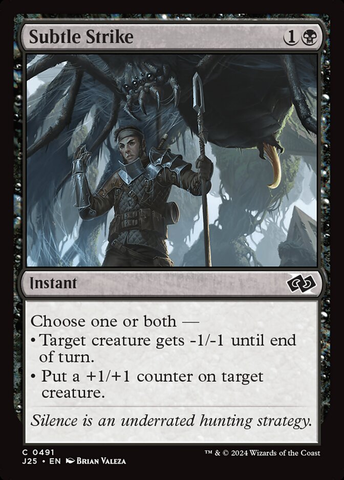 Subtle Strike card front
