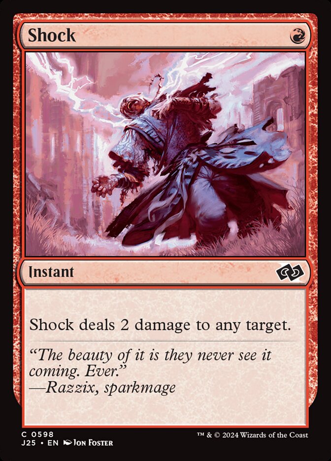 Shock card front