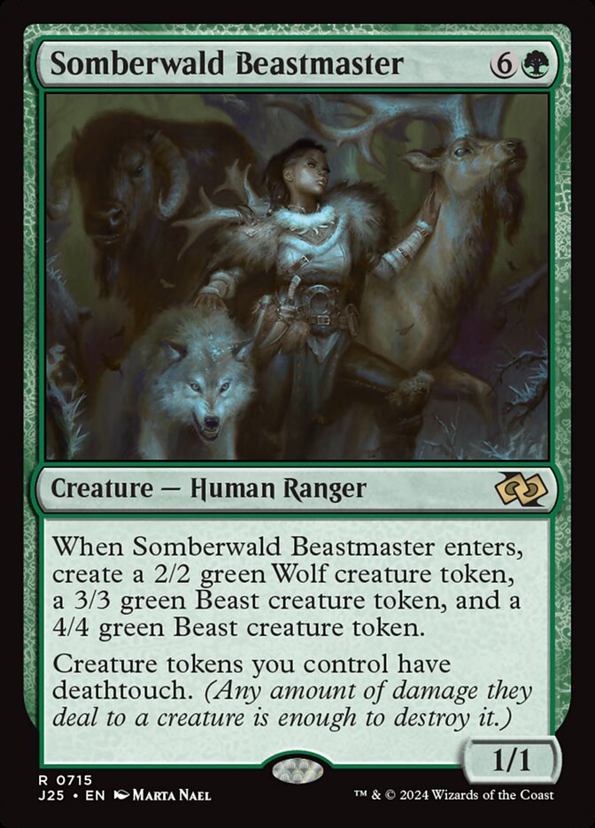Somberwald Beastmaster card front