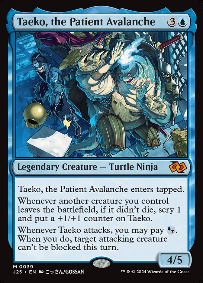 Taeko, the Patient Avalanche card front