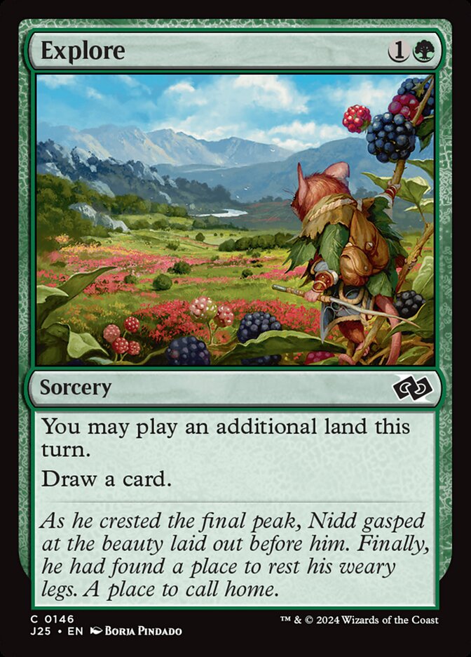 Explore card front