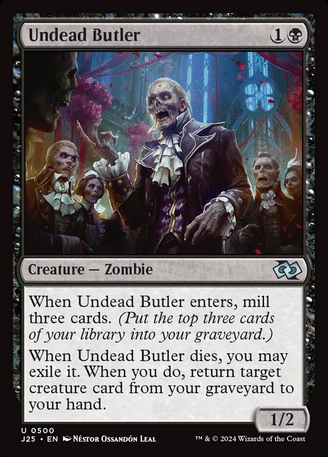 Undead Butler card front