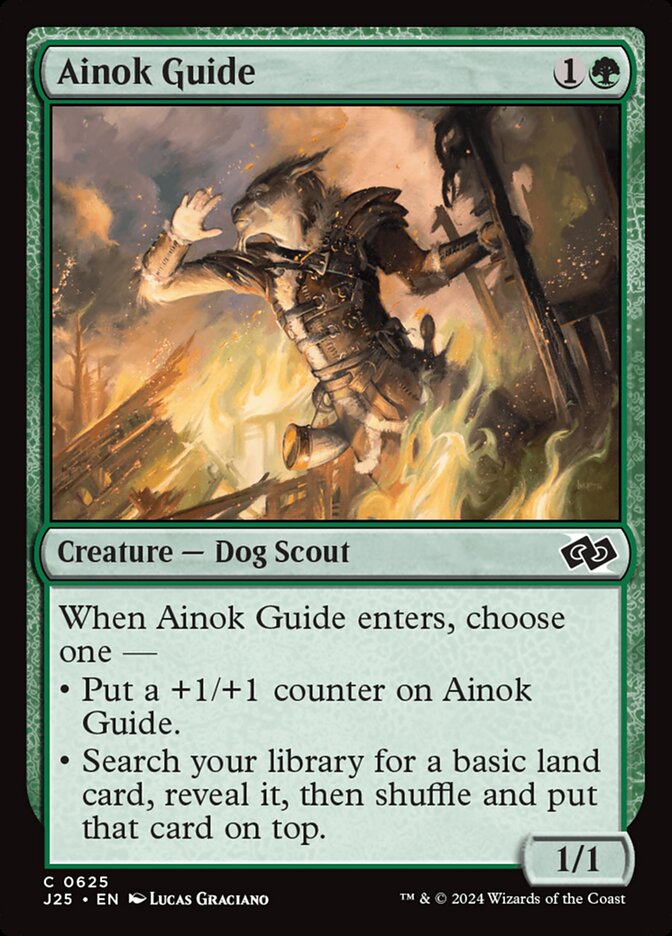 Ainok Guide card front