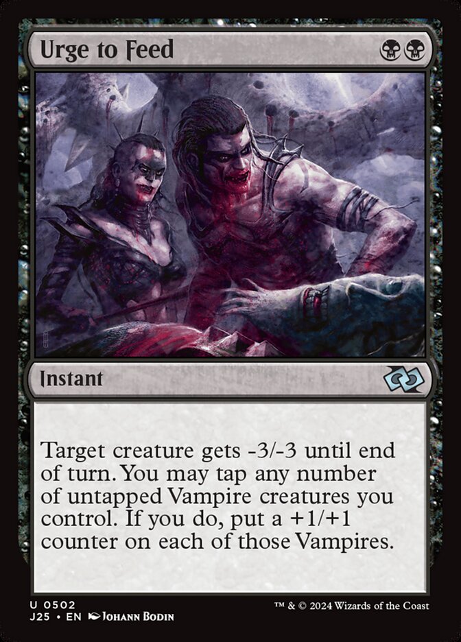 Urge to Feed card front