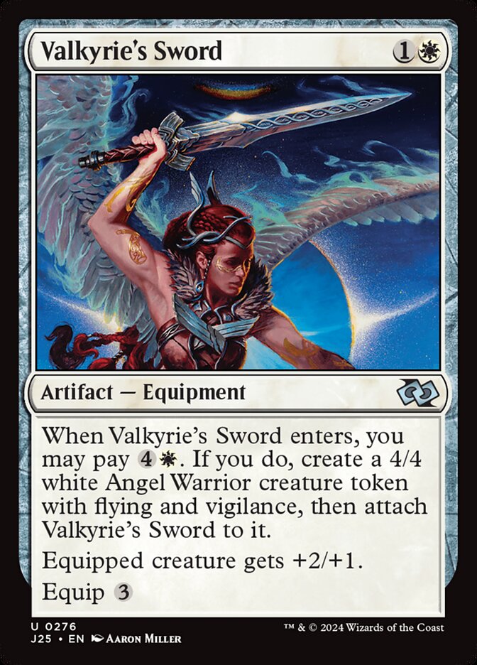 Valkyrie's Sword card front