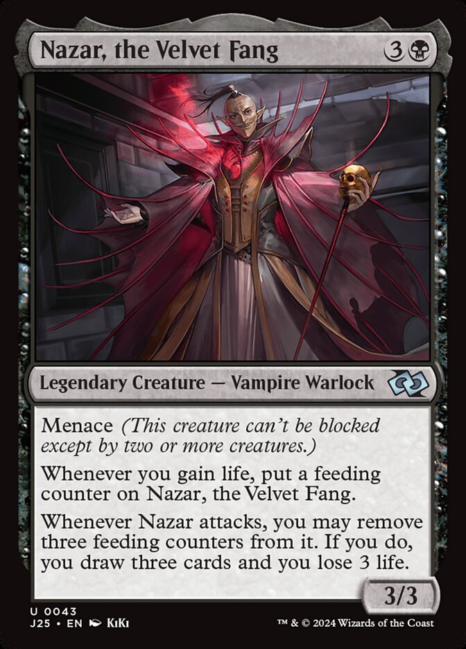 Nazar, the Velvet Fang card front