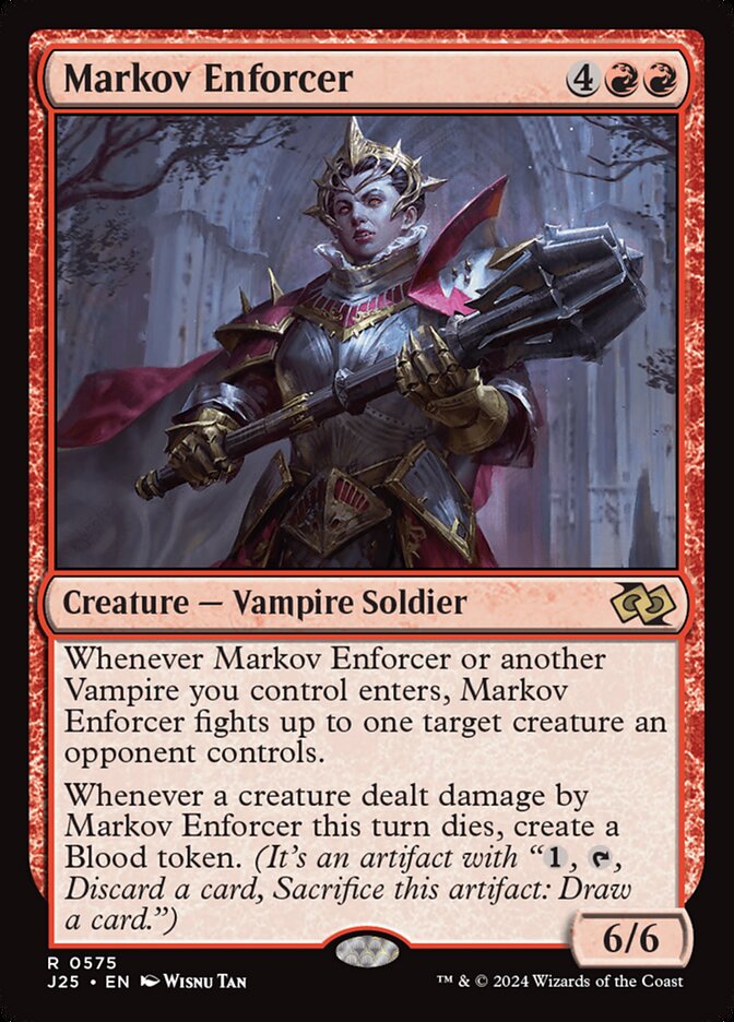 Markov Enforcer card front