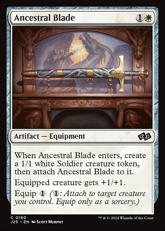 Ancestral Blade card front