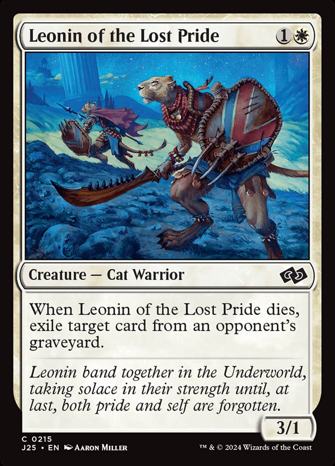 Leonin of the Lost Pride card front