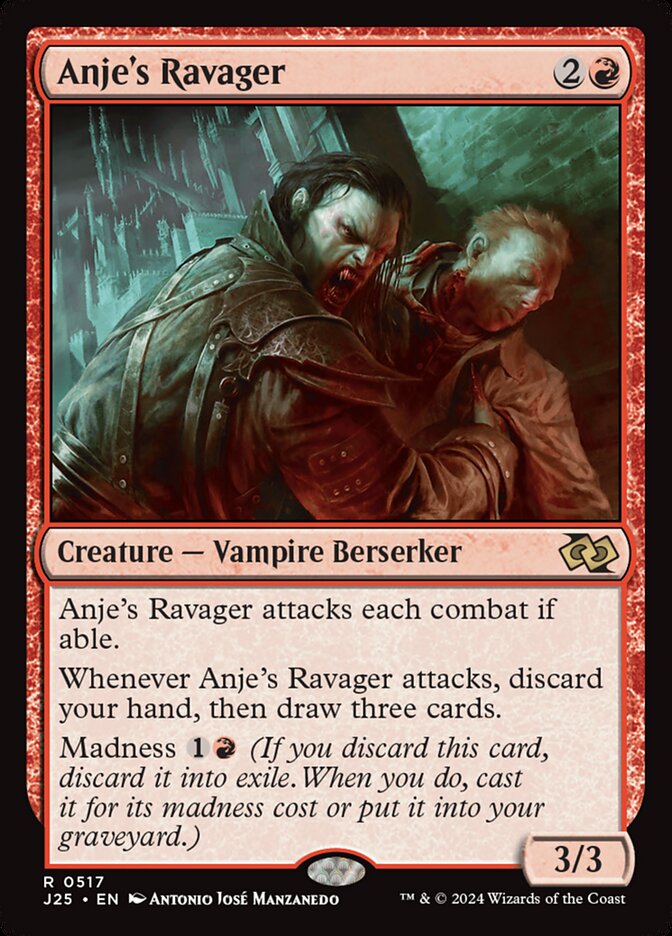Anje's Ravager card front