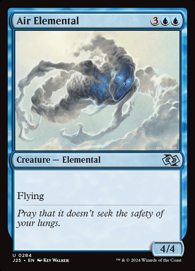 Air Elemental card front