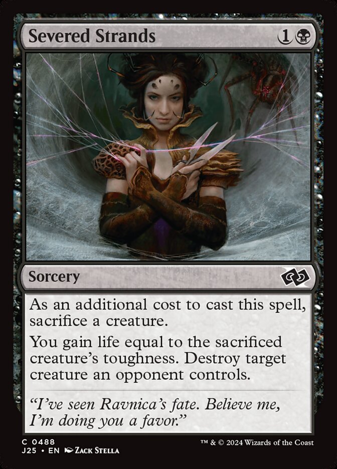 Severed Strands card front