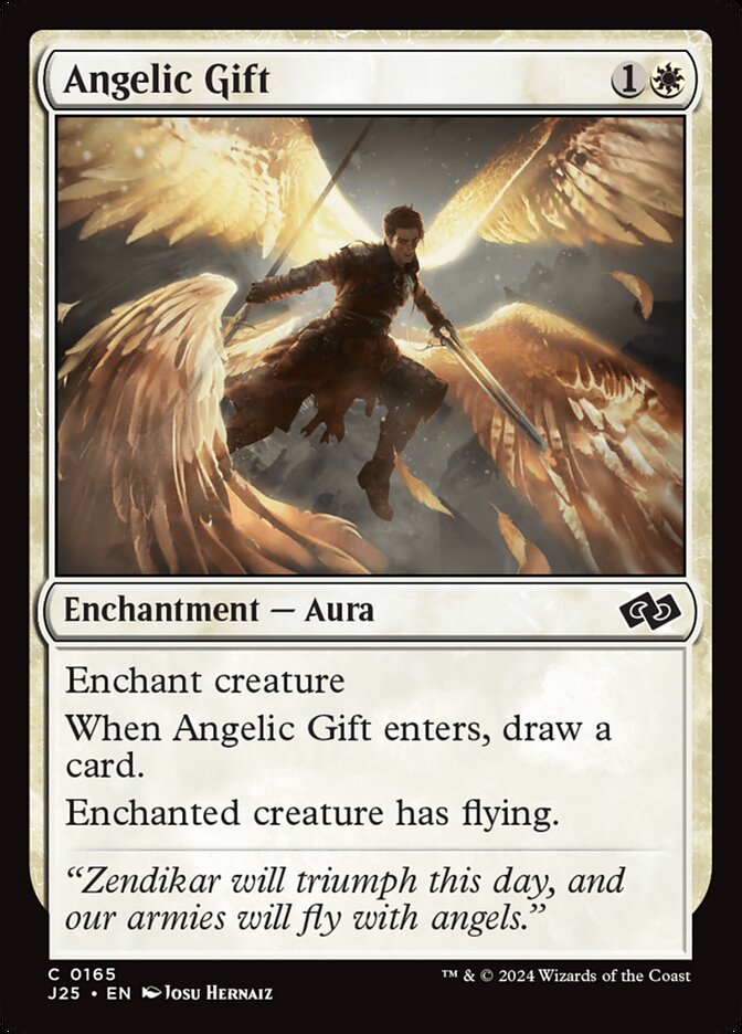 Angelic Gift card front