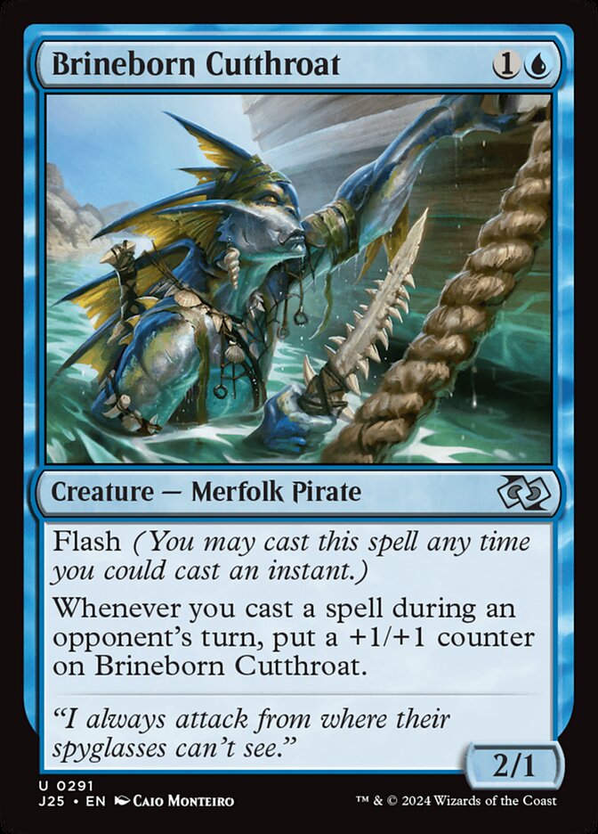 Brineborn Cutthroat card front