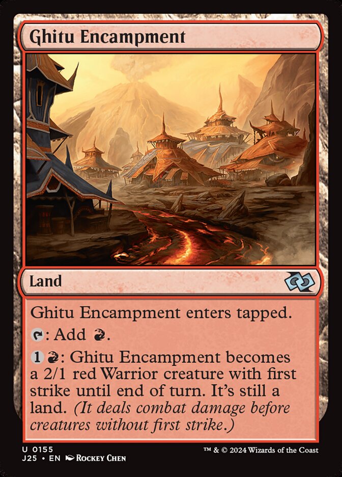 Ghitu Encampment card front