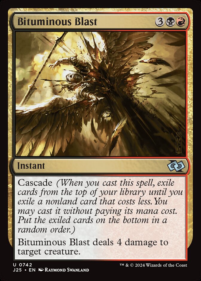 Bituminous Blast card front