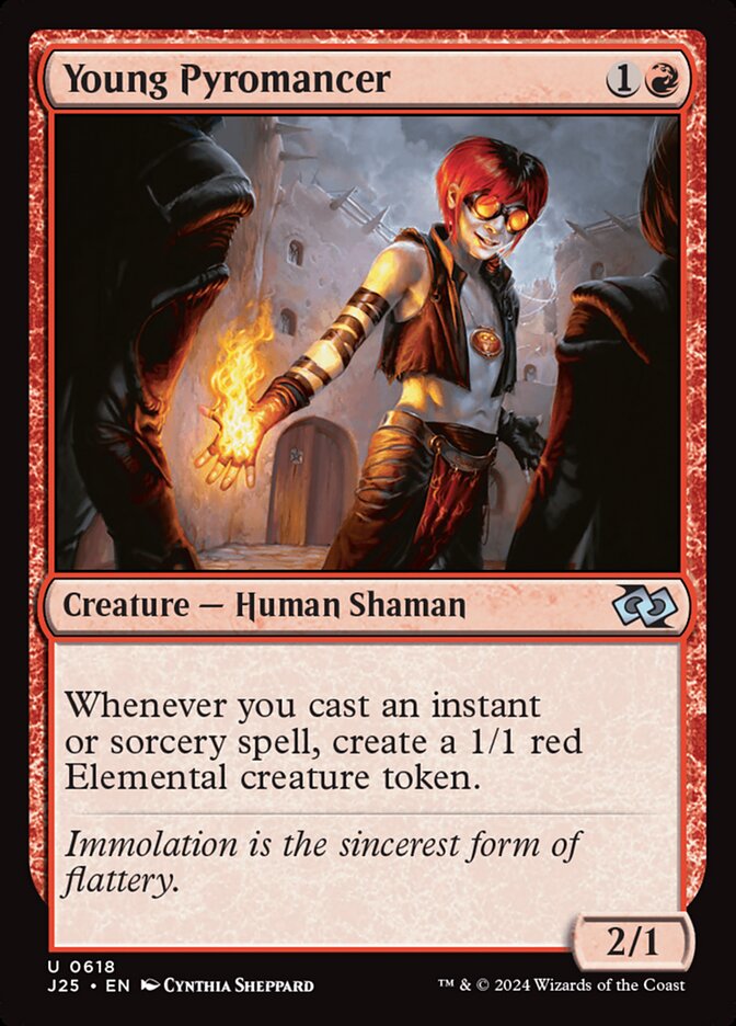 Young Pyromancer card front