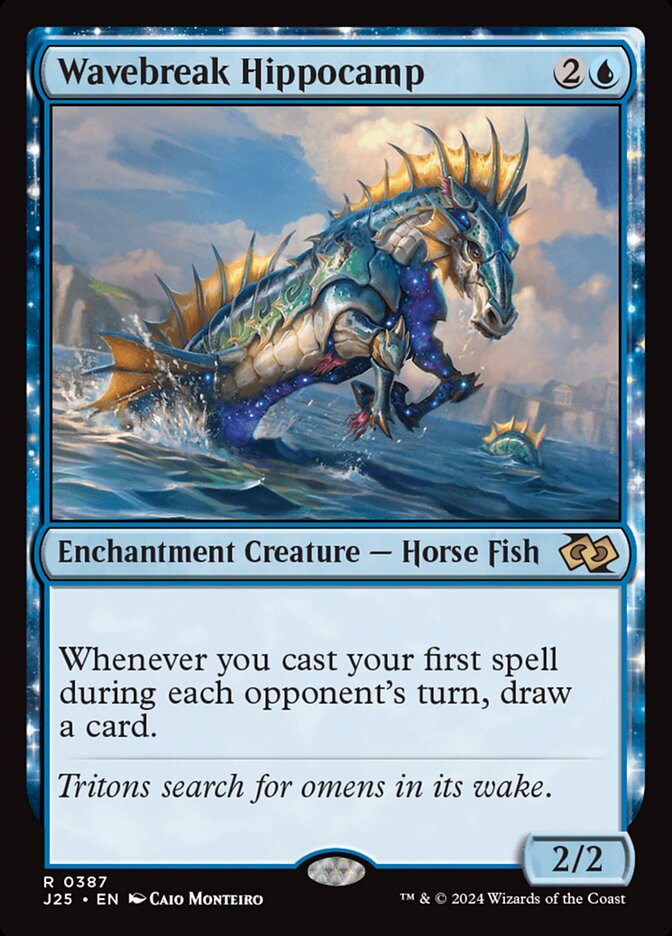 Wavebreak Hippocamp card front
