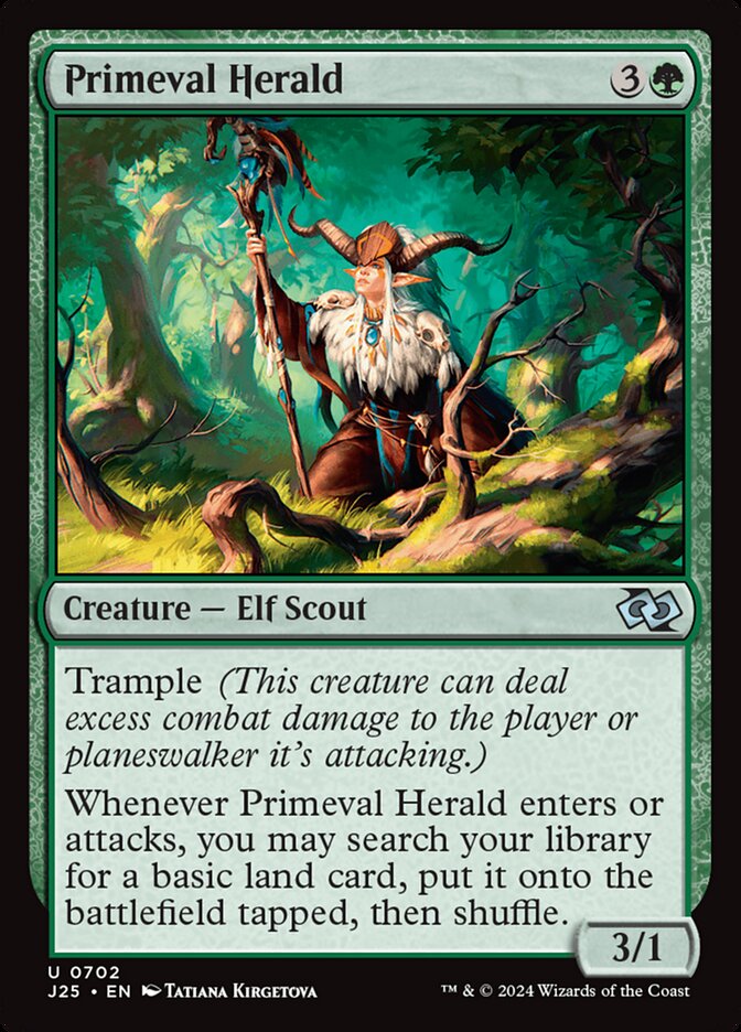 Primeval Herald card front