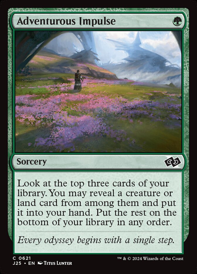 Adventurous Impulse card front