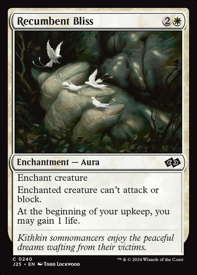 Recumbent Bliss card front