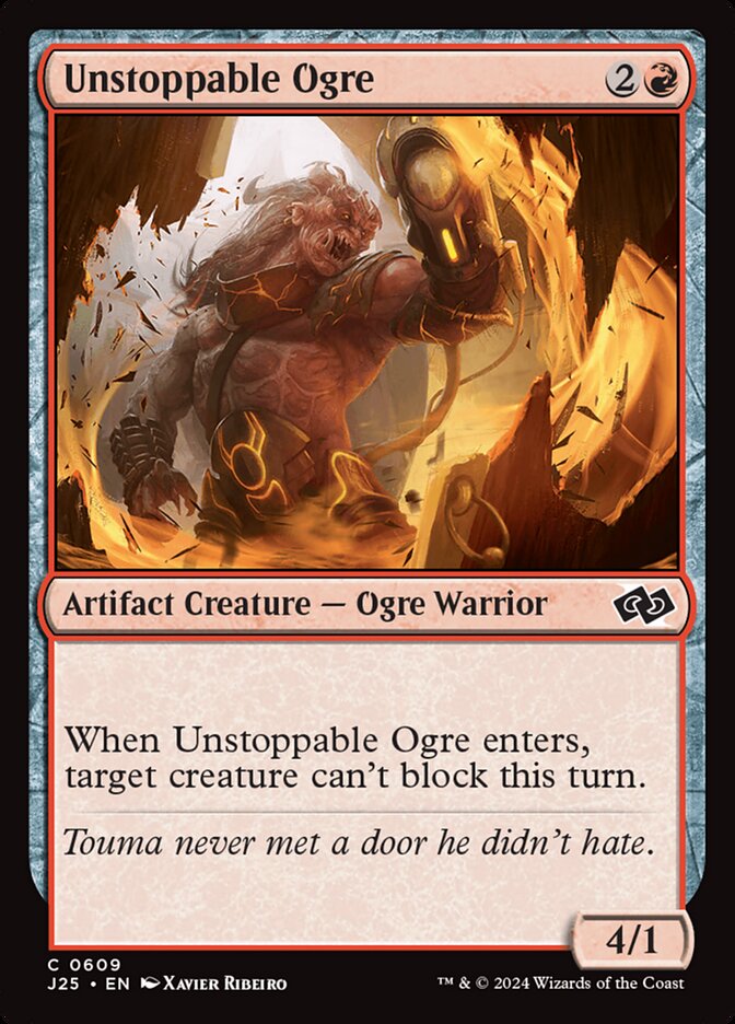 Unstoppable Ogre card front