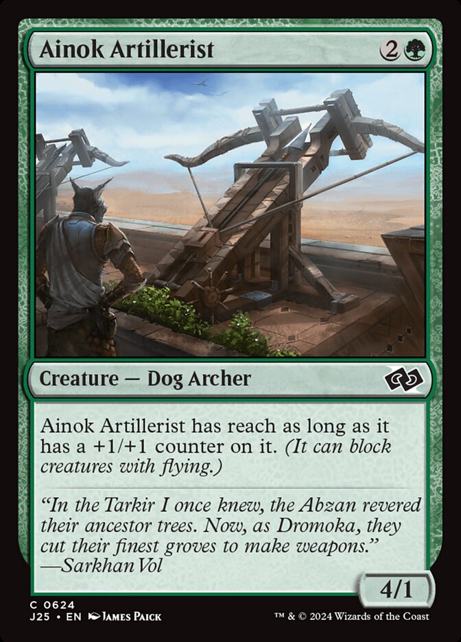 Ainok Artillerist card front