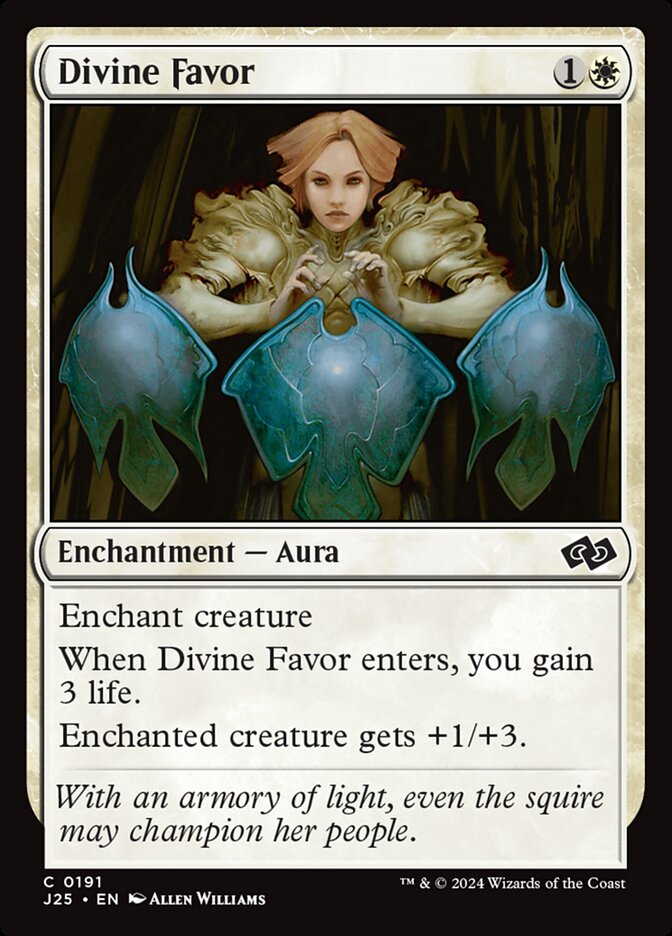 Divine Favor card front