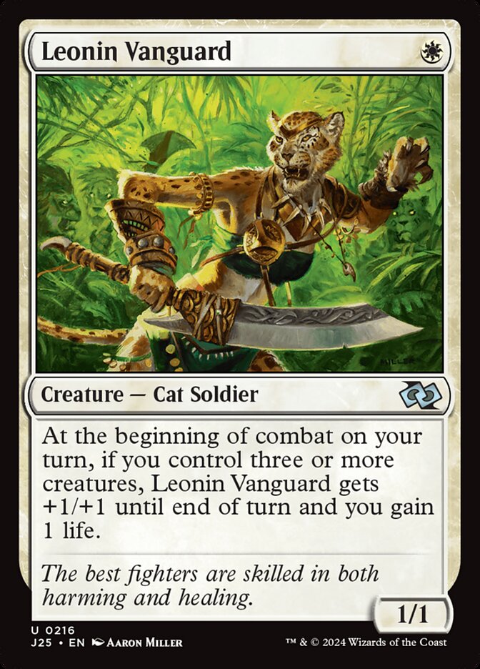 Leonin Vanguard card front