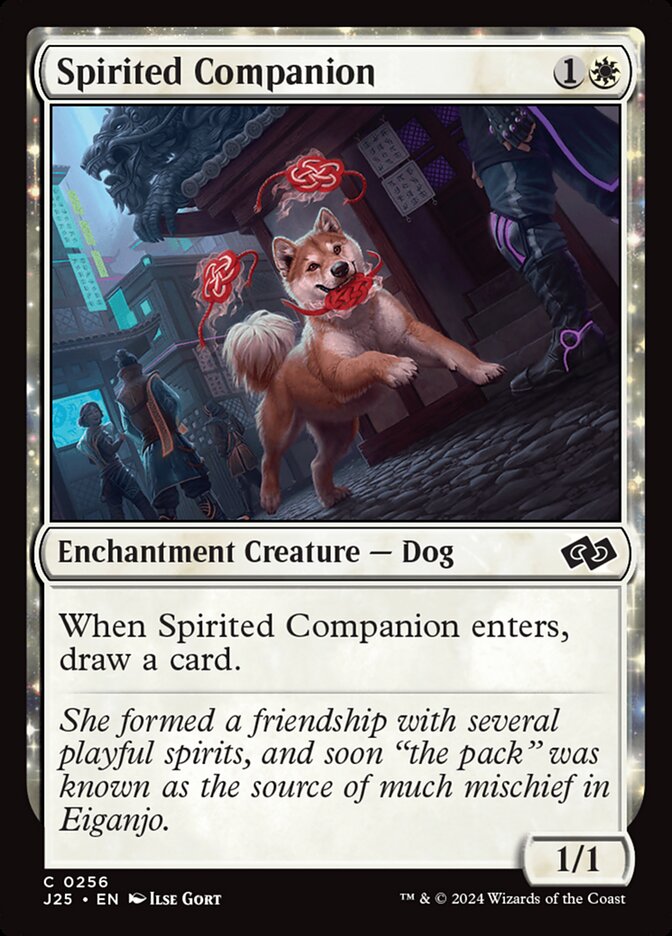 Spirited Companion card front