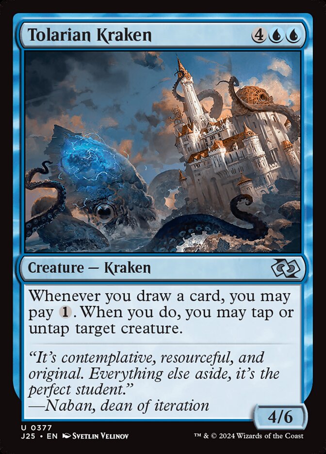 Tolarian Kraken card front