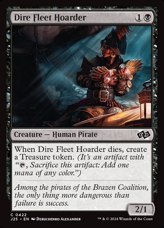 Dire Fleet Hoarder card front