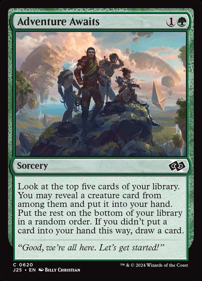 Adventure Awaits card front