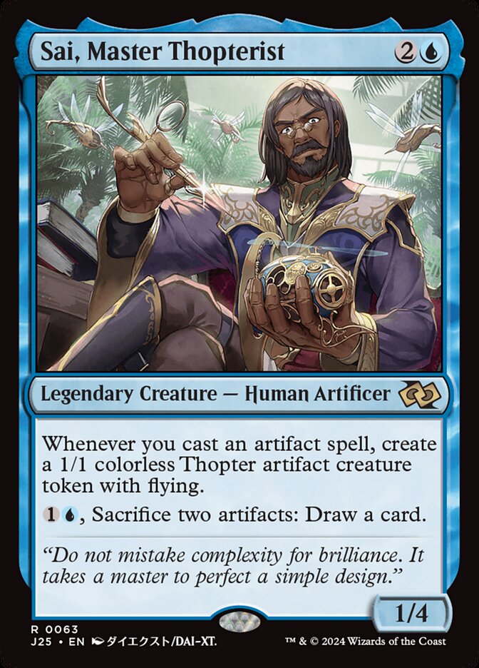 Sai, Master Thopterist card front